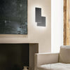 Applique-Contemporanea-Quantic-Alluminio-Grigio-Led-Integrato-23W
