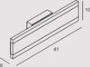 Applique-Contemporanea-Rail-Alluminio-Bianco-Led-22W