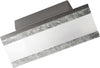 Applique-Contemporanea-Rail-Alluminio-Foglia-Argento-Led-14W