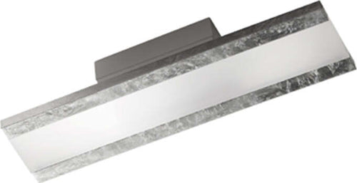 Applique-Contemporanea-Rail-Alluminio-Foglia-Argento-Led-22W