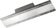 Applique-Contemporanea-Rail-Alluminio-Foglia-Argento-Led-34W