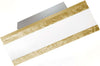 Applique-Contemporanea-Rail-Alluminio-Foglia-Oro-Led-14W