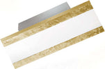 Applique-Contemporanea-Rail-Alluminio-Foglia-Oro-Led-14W