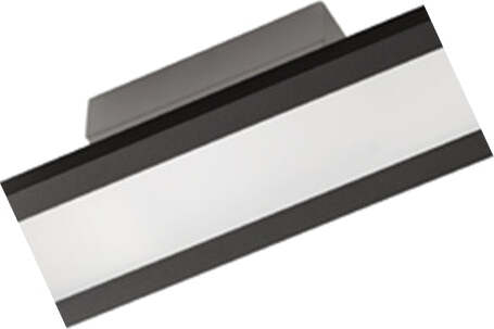 Applique-Contemporanea-Rail-Alluminio-Nero-Led-14W