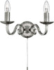 Applique-Contemporanea-Richmond-Acciaio-Argento-2-Luci-E14