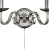 Applique-Contemporanea-Richmond-Acciaio-Argento-2-Luci-E14