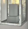 Applique-Contemporanea-Riquadro-Ii-Acciaio-Argento-Trasparente-1-Luce-E27