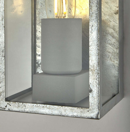 Applique-Contemporanea-Riquadro-Ii-Acciaio-Argento-Trasparente-1-Luce-E27