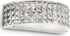 Applique-Contemporanea-Roma-Metallo-Cristallo-Cromo-2-Luci-3W-3000K-Luce-Calda