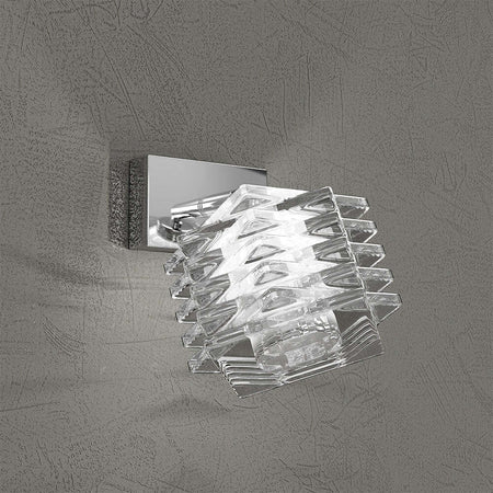 Applique-Contemporanea-Rubik-Metallo-Cromo-Diffusore-Cristallo-1-Luce-G9