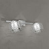 Applique-Contemporanea-Rubik-Metallo-Cromo-Diffusore-Cristallo-2-Luci-G9
