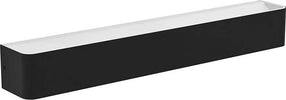 Applique-Contemporanea-Sania-5-Led-Acciaio-Nero-E-Bianco