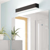 Applique-Contemporanea-Sania-5-Led-Acciaio-Nero-E-Bianco