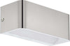 Applique-Contemporanea-Sania-Media-4-Led-Alluminio-Grigio-E-Nichel-Opaco