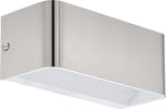 Applique-Contemporanea-Sania-Media-4-Led-Alluminio-Grigio-E-Nichel-Opaco