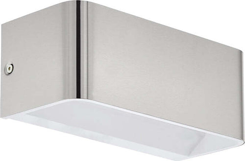 Applique-Contemporanea-Sania-Media-4-Led-Alluminio-Grigio-E-Nichel-Opaco