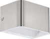Applique-Contemporanea-Sania-Piccola-4-Led-Alluminio-Grigio-E-Nichel-Opaco