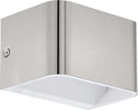 Applique-Contemporanea-Sania-Piccola-4-Led-Alluminio-Grigio-E-Nichel-Opaco