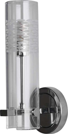 Applique-Contemporanea-Scope-Acciaio-Cromo-Vetro-1-Luce-G9