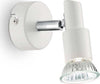 Applique-Contemporanea-Slem-Metallo-Bianco-1-Luce-Gu10-10W-3000K-Luce-Calda