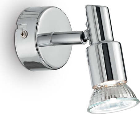 Applique-Contemporanea-Slem-Metallo-Cromo-1-Luce-Gu10-10W-3000K-Luce-Calda