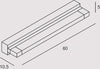 Applique-Contemporanea-Slot-Metallo-Bianco-Led-18W
