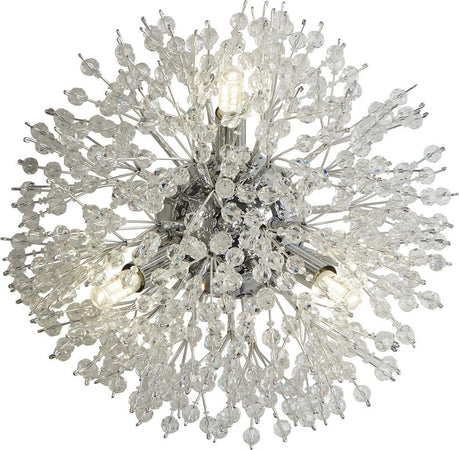 Applique-Contemporanea-Sprazzo-Di-Sole-Acciaio-Cromo-Vetro-Trasparente-3-Luci-G9