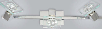 Applique-Contemporanea-Square-Metallo-Cromo-Vetro-Bianco-Extrachiaro-3-Luci-Gu10