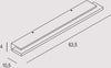 Applique-Contemporanea-Step-Metallo-Bianco-Led-20W