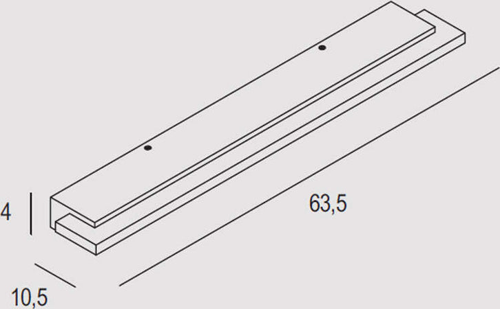 Applique-Contemporanea-Step-Metallo-Bianco-Led-20W