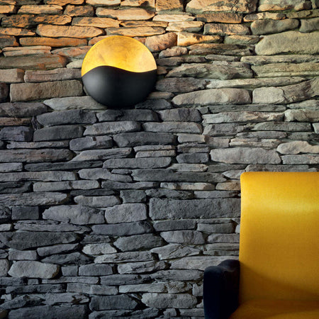Applique-Contemporanea-Sunrise-Metallo-Nero-4-Luci-G9-3W-3000K-Luce-Calda