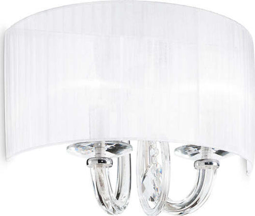 Applique-Contemporanea-Swan-Corda-Bianco-2-Luci-E14