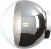 Applique-Contemporanea-Target-Metallo-Cromo-Vetro-Cromo-E-Trasparente-1-Luce-E14
