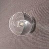 Applique-Contemporanea-Target-Metallo-Cromo-Vetro-Cromo-E-Trasparente-1-Luce-E14