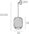 Applique-Contemporanea-Tender-Metallo-Cromo-Vetro-Fumè-1-Luce-E27