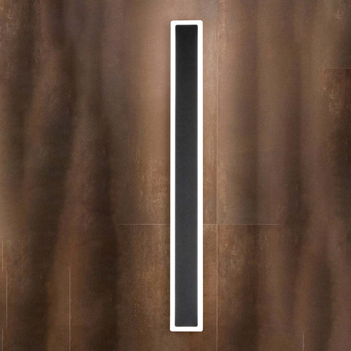 Applique-Contemporanea-Wally-Alluminio-Nero-Led-Integrato-22W