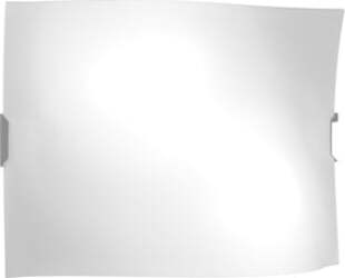 Applique-Contemporanea-Wing-Metallo-Vetro-Bianco-Satinato-2-Luci-E27-36Cm