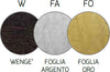 Applique-Contemporanea-Wood-Metallo-Foglia-Argento-Vetro-Bianco-1-Luce-E27