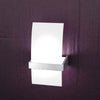 Applique-Contemporanea-Wood-Metallo-Foglia-Argento-Vetro-Bianco-1-Luce-G9
