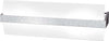 Applique-Contemporanea-Wood-Metallo-Foglia-Argento-Vetro-Bianco-2-Luci-E27-L40Cm