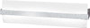 Applique-Contemporanea-Wood-Metallo-Foglia-Argento-Vetro-Bianco-2-Luci-E27-L50Cm