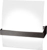 Applique-Contemporanea-Wood-Metallo-Nero-Wengè-Vetro-Bianco-1-Luce-E27