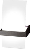 Applique-Contemporanea-Wood-Metallo-Nero-Wengè-Vetro-Bianco-1-Luce-G9