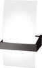 Applique-Contemporanea-Wood-Metallo-Nero-Wengè-Vetro-Bianco-1-Luce-G9