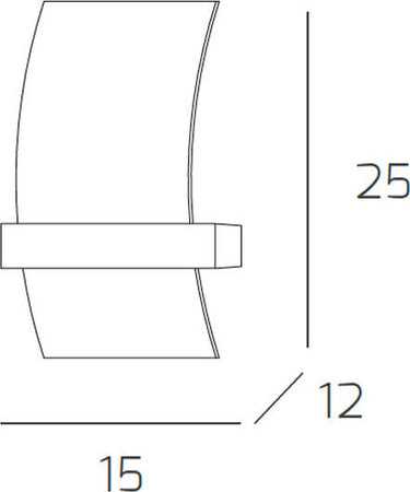 Applique-Contemporanea-Wood-Metallo-Nero-Wengè-Vetro-Bianco-1-Luce-G9