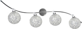 Applique-Contemporaneo-Orizz-Willow-Metallo-Cromo-Diffusore-Alluminio-4-Luci-G9