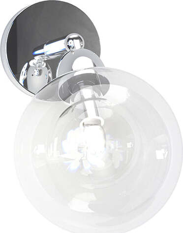 Applique-Contemporaneo-Orizz-Willow-Metallo-Cromo-Vetro-Trasparente-1-Luce-G9