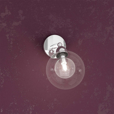 Applique-Contemporaneo-Orizz-Willow-Metallo-Cromo-Vetro-Trasparente-1-Luce-G9