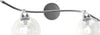Applique-Contemporaneo-Orizz-Willow-Metallo-Cromo-Vetro-Trasparente-2-Luci-G9