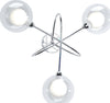 Applique-Contemporaneo-Willow-Metallo-Cromo-Vetro-Bianco-E-Satinato-3-Luci-G9